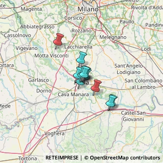 Mappa Piazza Italia, 27100 Pavia PV, Italia (6.73273)