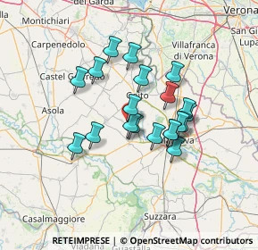 Mappa Strada Francesca Est, 46040 Rodigo MN, Italia (10.745)