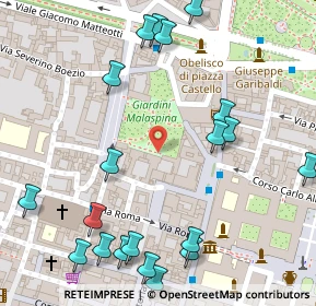 Mappa Piazza Guicciardi, 27100 Pavia PV, Italia (0.169)