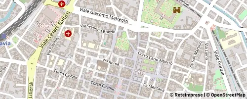 Mappa Pavia