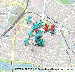 Mappa Piazza Guicciardi, 27100 Pavia PV, Italia (0.2255)