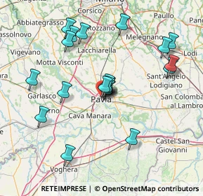 Mappa Piazza Guicciardi, 27100 Pavia PV, Italia (14.3015)