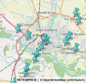 Mappa Piazza Guicciardi, 27100 Pavia PV, Italia (2.47125)