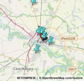 Mappa Piazza Guicciardi, 27100 Pavia PV, Italia (1.36091)