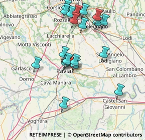 Mappa Via Mario Ponzio, 27100 Pavia PV, Italia (14.7895)