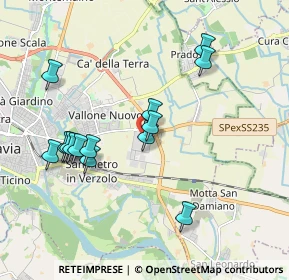 Mappa Via Mario Ponzio, 27100 Pavia PV, Italia (1.87214)