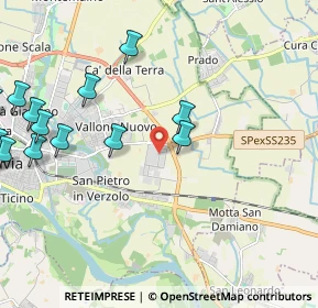 Mappa Via Mario Ponzio, 27100 Pavia PV, Italia (3.291)