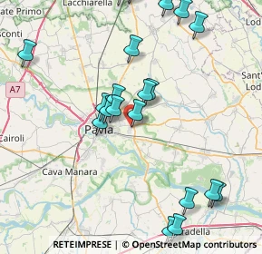 Mappa Via Mario Ponzio, 27100 Pavia PV, Italia (9.047)