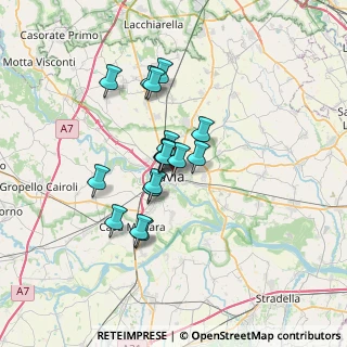 Mappa Viale Gorizia, 27100 Pavia PV, Italia (4.89167)