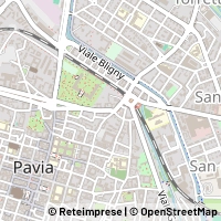 नक्शा Pavia