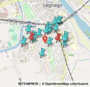 Mappa Via Palmiro Togliatti, 37045 Legnago VR, Italia (0.322)