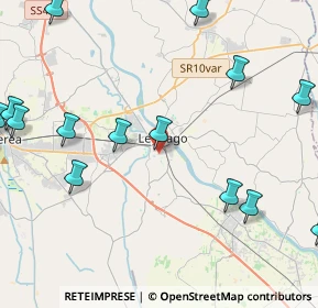 Mappa Via Palmiro Togliatti, 37045 Legnago VR, Italia (6.6315)