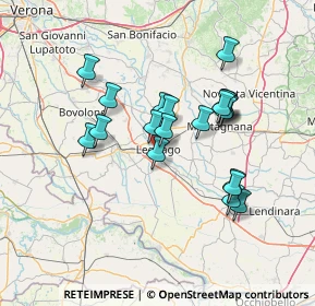Mappa Via Palmiro Togliatti, 37045 Legnago VR, Italia (12.2415)