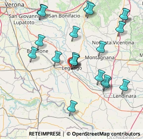 Mappa Via Palmiro Togliatti, 37045 Legnago VR, Italia (17.0745)