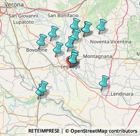 Mappa Via Palmiro Togliatti, 37045 Legnago VR, Italia (11.894)