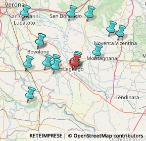 Mappa Via Palmiro Togliatti, 37045 Legnago VR, Italia (14.86813)