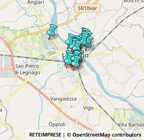 Mappa Via Palmiro Togliatti, 37045 Legnago VR, Italia (0.90947)