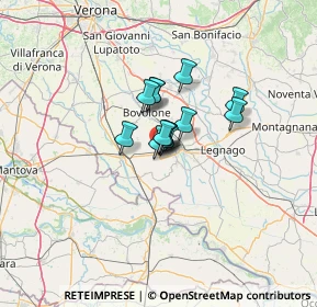 Mappa Sanguinetto, 37058 Sanguinetto VR, Italia (6.41077)
