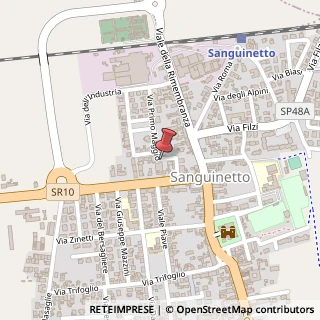 Mappa Via I Maggio, 1, 37058 Sanguinetto VR, Italia, 37058 Sanguinetto, Verona (Veneto)