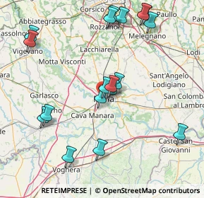 Mappa Via Bernardino da Feltre, 27100 Pavia PV, Italia (17.48722)