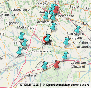 Mappa Via Bernardino da Feltre, 27100 Pavia PV, Italia (14.266)