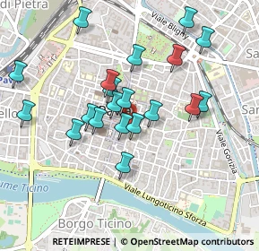 Mappa Piazza del Lino, 27100 Pavia PV, Italia (0.427)