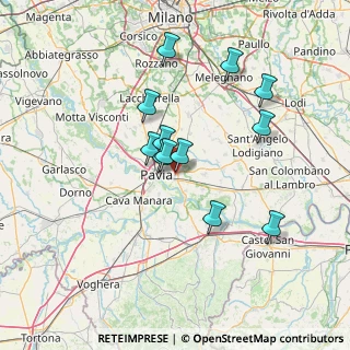 Mappa Via Giuseppe Saragat, 27100 Pavia PV, Italia (12.165)