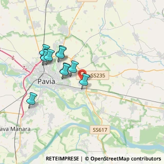Mappa Via Giuseppe Saragat, 27100 Pavia PV, Italia (3.35545)
