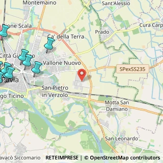 Mappa Via Giuseppe Saragat, 27100 Pavia PV, Italia (3.82273)