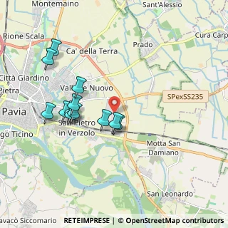 Mappa Via Giuseppe Saragat, 27100 Pavia PV, Italia (1.81083)