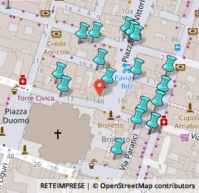 Mappa Via Cesare Beccaria, 27100 Pavia PV, Italia (0.064)