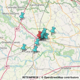 Mappa Via Omodeo, 27100 Pavia PV, Italia (3.64083)