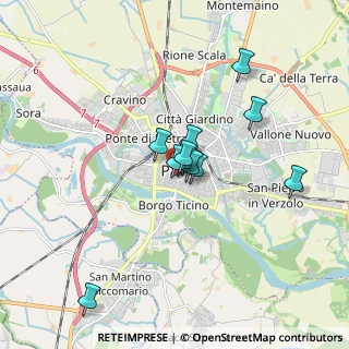 Mappa Via Omodeo, 27100 Pavia PV, Italia (1.29727)