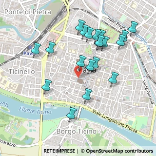 Mappa Via Omodeo, 27100 Pavia PV, Italia (0.5015)
