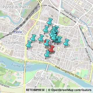 Mappa Via Omodeo, 27100 Pavia PV, Italia (0.2605)