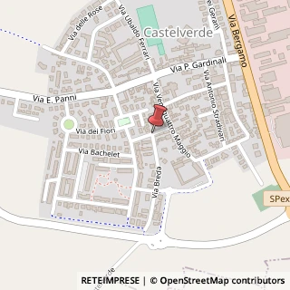 Mappa Via E. Cappi, 4,  Castelverde, Cremona (Lombardia)