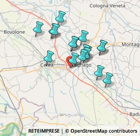 Mappa Via Fratta, 37045 Legnago VR, Italia (5.60765)