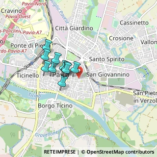 Mappa Via Antonio Giovanni Scopoli, 27100 Pavia PV, Italia (0.64636)