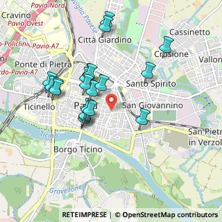 Mappa Via Antonio Giovanni Scopoli, 27100 Pavia PV, Italia (0.8625)