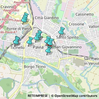 Mappa Via Antonio Giovanni Scopoli, 27100 Pavia PV, Italia (0.87083)