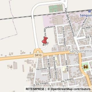 Mappa Via Dell'Industria, 22, 37058 Sanguinetto, Verona (Veneto)