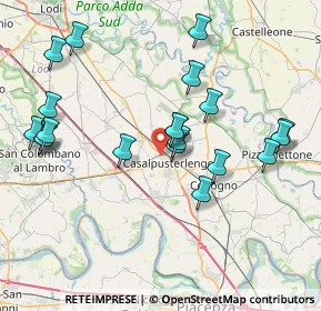 Mappa Via Giordano Bruno, 26841 Casalpusterlengo LO, Italia (8.1035)