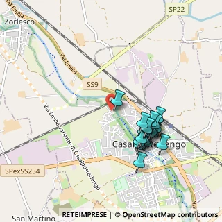 Mappa Via Giordano Bruno, 26841 Casalpusterlengo LO, Italia (0.9155)