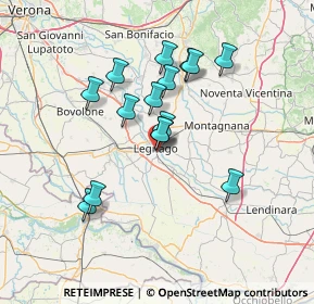 Mappa Via e Martiri di Cefalonia Corfù, 37045 Legnago VR, Italia (11.91467)