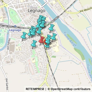 Mappa Via Martiri di Cefalonia e Corfù, 37045 Legnago VR, Italia (0.3415)