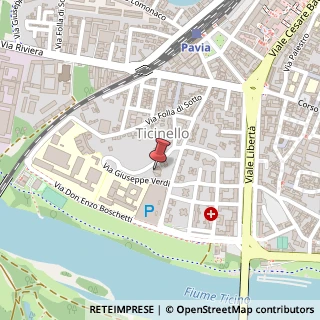 Mappa Via Giuseppe Verdi, 22, 27100 Pavia, Pavia (Lombardia)