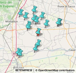 Mappa Via G. Garibaldi, 35023 Bagnoli di Sopra PD, Italia (7.21313)