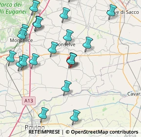 Mappa Via G. Garibaldi, 35023 Bagnoli di Sopra PD, Italia (9.6375)