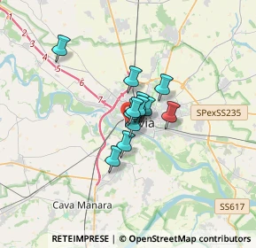 Mappa Via Piero Gobetti, 27100 Pavia PV, Italia (1.71083)