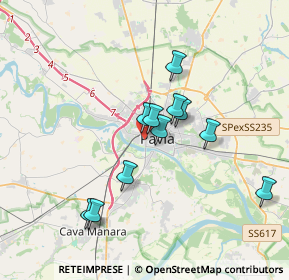Mappa Via Piero Gobetti, 27100 Pavia PV, Italia (3.81385)